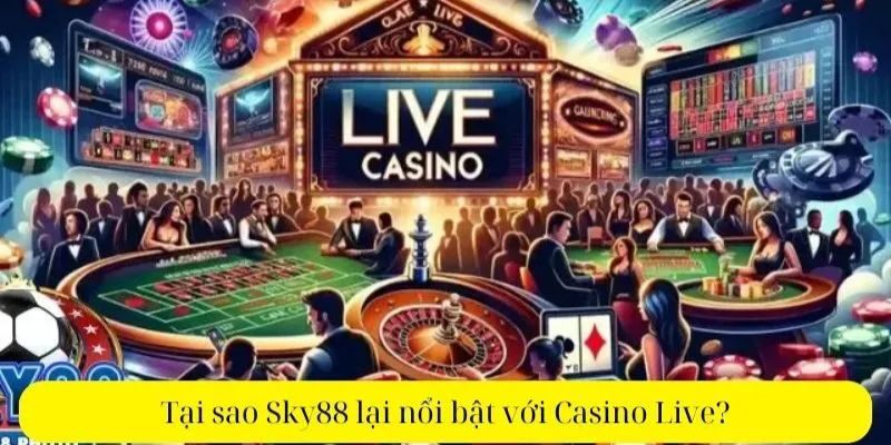 Điều khác biệt của SKY88 live casino với nhà cái khác.