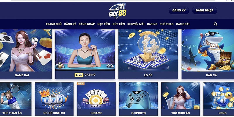 Danh mục của trò chơi.